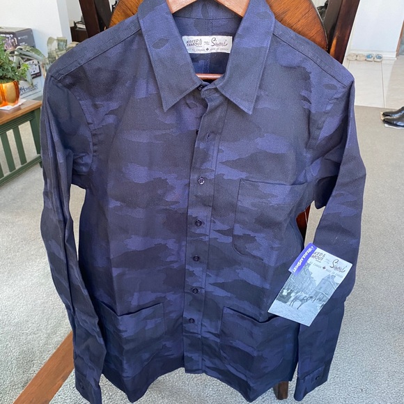 Naked & Famous Denim Other - Naked and Famous x Simons Camo Heavy Work Shirt